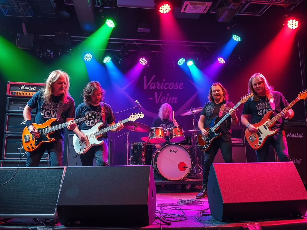 Gut eingespielter Rock N Roll von den „alten Hasen“ aus Gesmold: Varicose Vein bringen das B22 zum Kochen.